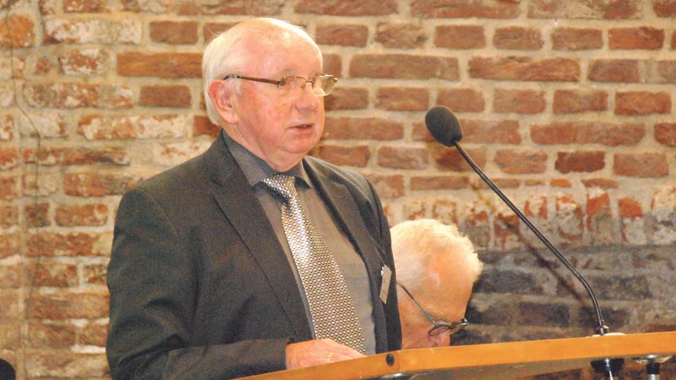 Jakobus Baumann aus Stapelmoor leitet als stellvertretender Präses ab morgen in Emden die Herbsttagung der Gesamtsynode der Evangelisch-reformierten Kirche.  © Foto: Kuper