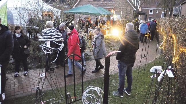 Viele Besucher bei Lichterfest