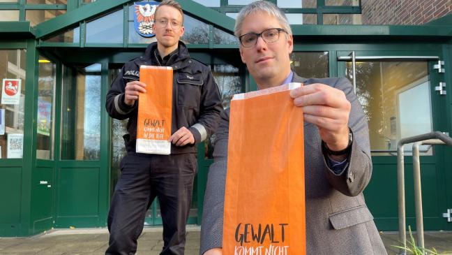 Gewalt kommt nicht in die Tüte