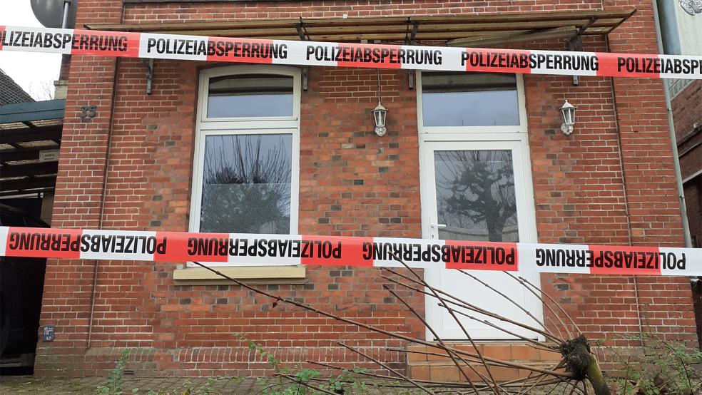 In diesem Haus an der Neuen Straße in Weener kam eine 87-Jährige gewaltsam ums Leben.  © Foto: Berents