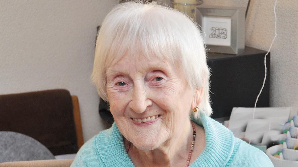 Hilke Berk feiert heute in Bingum ihren 100. Geburtstag. Die Jubilarin ist rüstig und fühlt sich gesund.  © Foto: Wolters