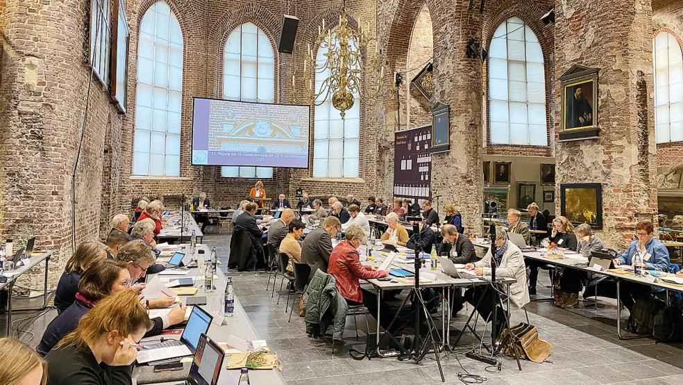Die Johannes a Lasco Bibliothek in Emden war Tagungsort der Herbstsynode der Evangelisch-reformierten Kirche.  © Foto: Kuper