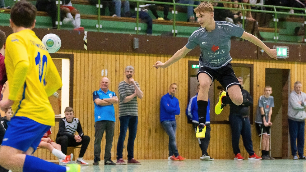In Weener wird es Ende Januar/Anfang Februar wieder ein großes C-Jugend-Hallenfußball-Turnier geben. © Jungeblut