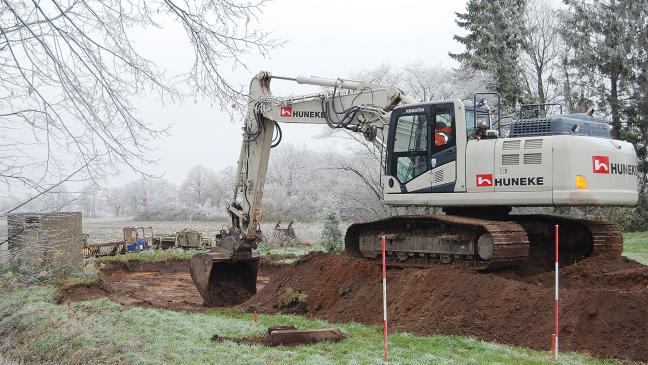 Arbeiten für Kanalisations-Pumpwerk in Stapelmoor