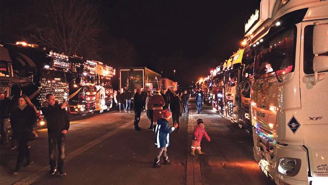 Lichterfahrt: 45 Trucker machen mit