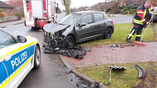 Vorfahrt missachtet: Vier Verletzte