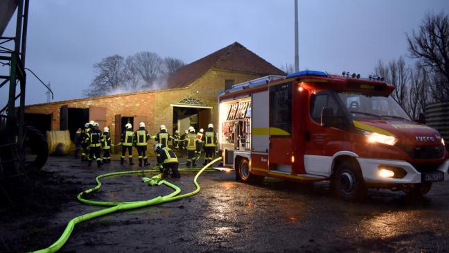 Hof-Brand: Pferde aus Stall gerettet