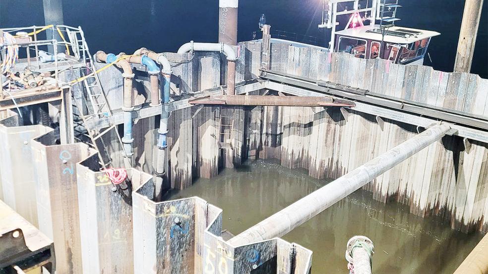 Die Arbeiten an der Friesenbrücke schreiten immer weiter voran.  © Foto: Deutsche Bahn