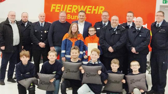 Sieben Kinder wechseln in die Jugendfeuerwehr