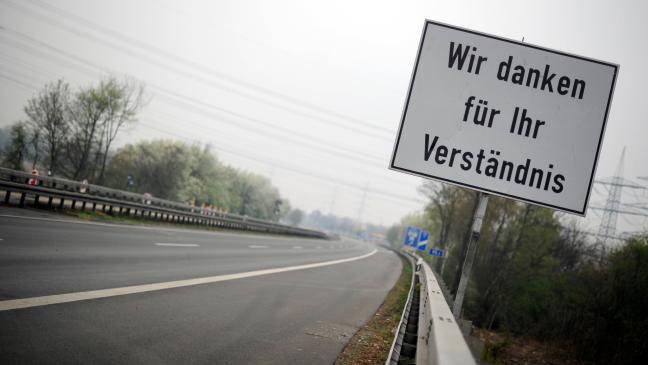 Vollsperrung wegen Autobahn-Brücke
