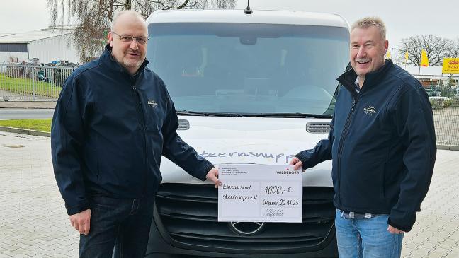 Spende für regionale Vereine