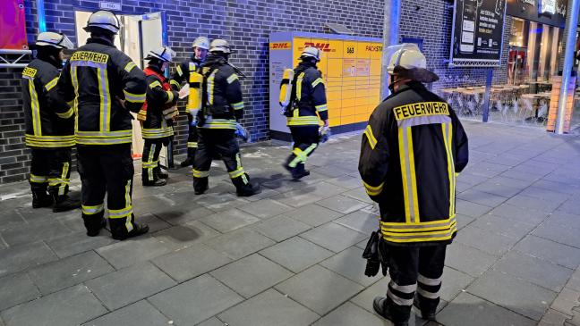 Feuerwehr bei Edeka im Einsatz