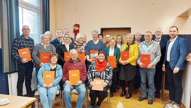 Langjährige SPD-Mitglieder geehrt