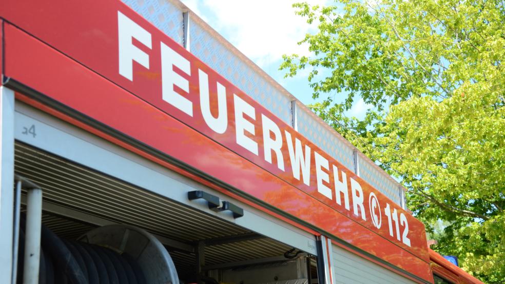 Die Feuerwehr Leer war heute im Klinikum in Leer im Einsatz, es gab ein Feuer in einem Appartement. © Hanken