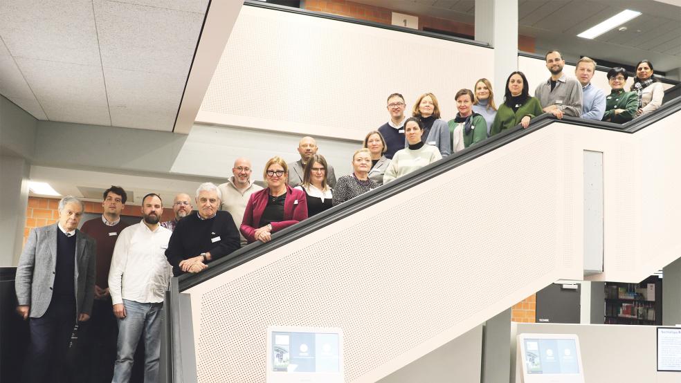 Vertreterinnen und Vertreter aus fast allen beteiligten Partnerländern kamen im Januar zum Auftakt-Treffen für das Projekt »Early« in der Hochschule Emden/Leer zusammen.  © Foto: Hochschule Emden/Leer