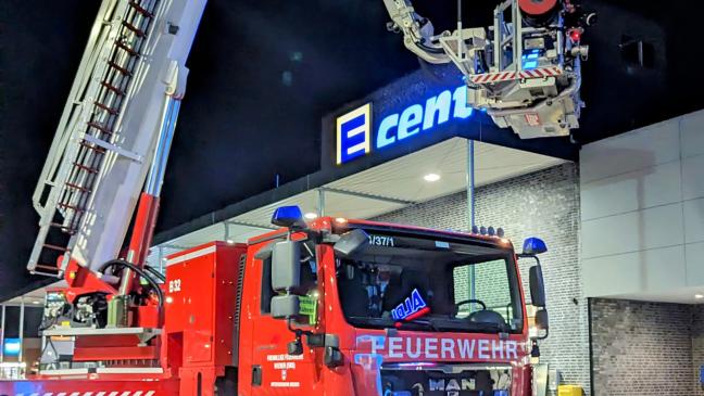 Sturm-Einsatz bei Supermarkt in Weener