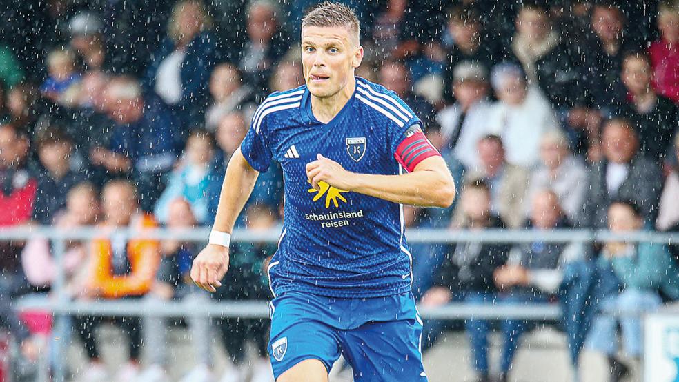 Kickers-Kapitän Bastian Dassel will seine Karriere nach der Saison beenden, aber Kickers weiter treu bleiben.  © Foto: Mennenga