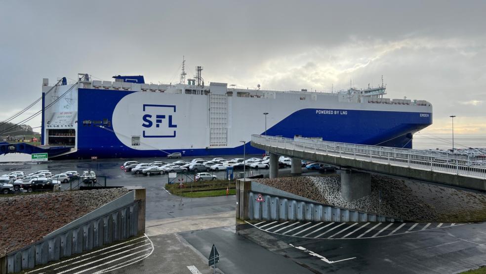 610 Autoverladeschiffen machten im vergangenen Jahr in Emden fest. © Autoport Emden GmbH