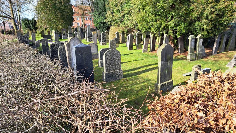 Der jüdische Friedhof an der Groninger Straße in Leer. © Szyska