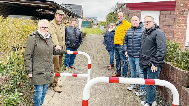 Sperren vor Spielplatz