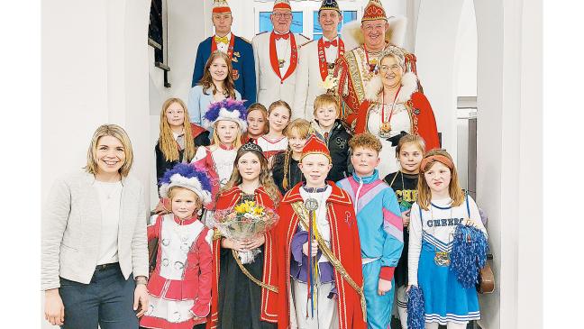 Empfang für Kinderprinzenpaar