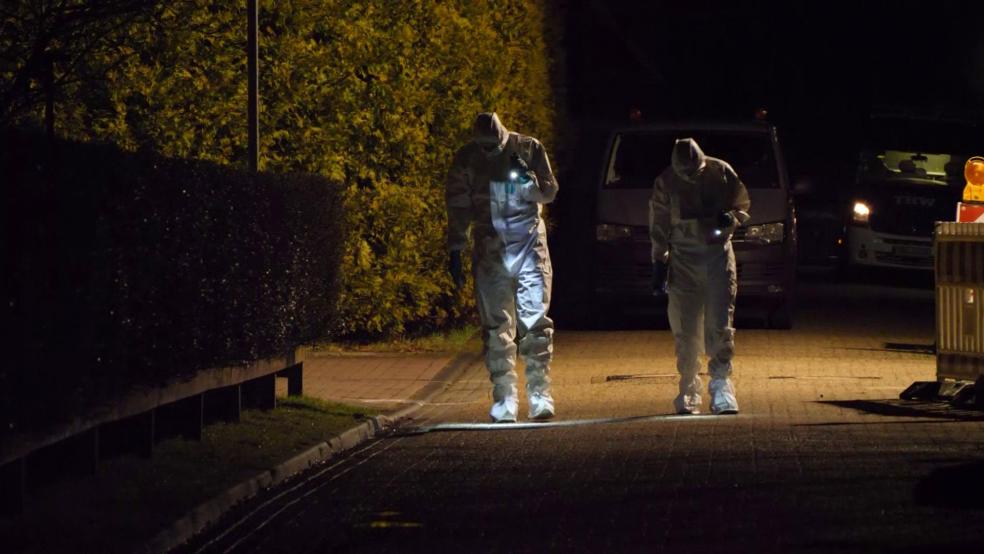 Spurensicherung nach der Gewalttat in Norden. © dpa