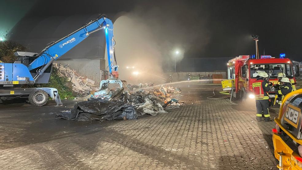 Die Feuerwehr wurde zu einem Brand in Nüttermoor gerufen. © Feuerwehr