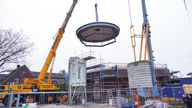 Moschee-Meilenstein: Kuppel auf dem Dach