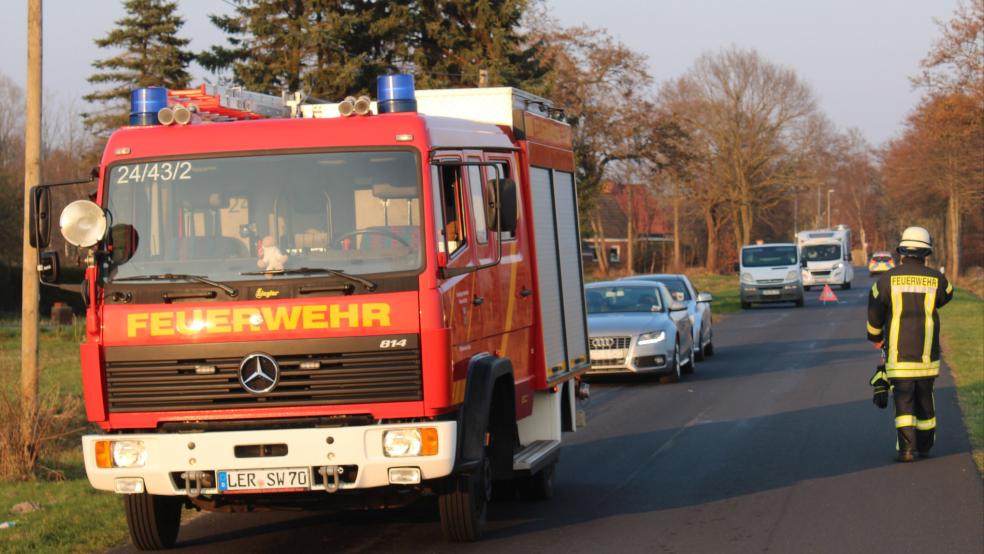 Die Feuerwehren aus Diele, Stapelmoor und Vellage wurden zu einem Hilfeleistungseinsatz alarmiert.  © Rand (Feuerwehr)