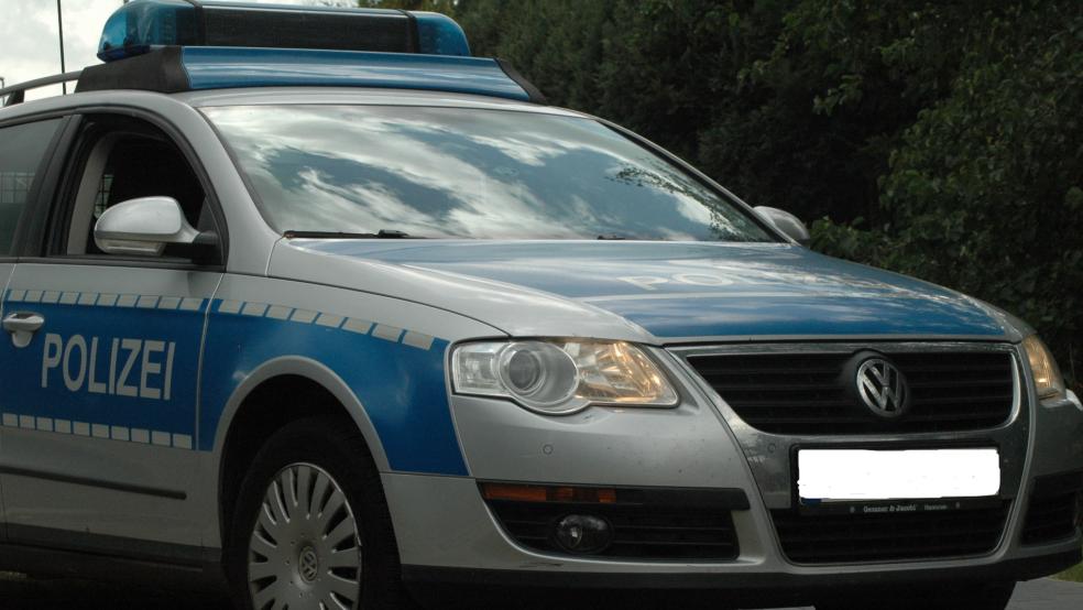 Ein Streifenwagen kam in Rhauderfehn von der Straße ab. © Symbolfoto: Szyska