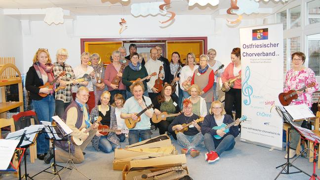 Umgang mit der Ukulele gelernt