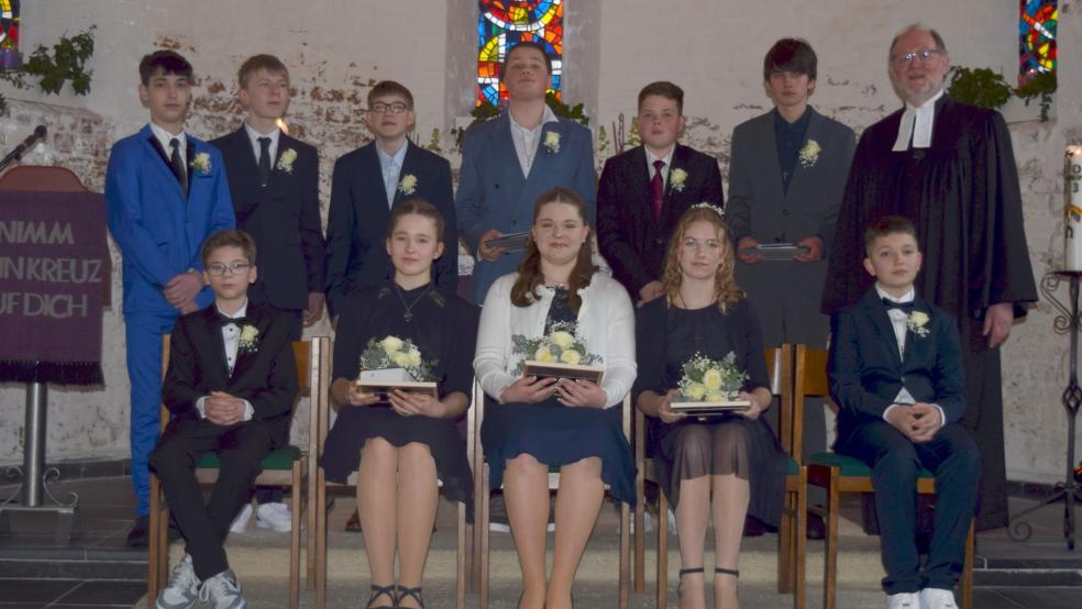 Zwei Konfirmationen hat es im Rheiderland gegeben. © Fotos: Privat