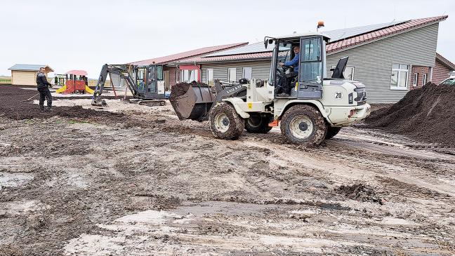 Endspurt auf der Krippen-Baustelle