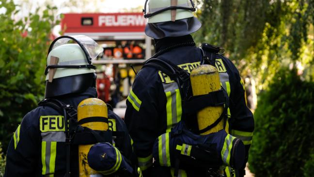 Feuer in ehemaligem Hotel