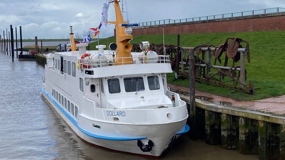 Die MS "Dollard" lädt am 20. April zum "Open Ship" nach Ditzum ein. © Hanken