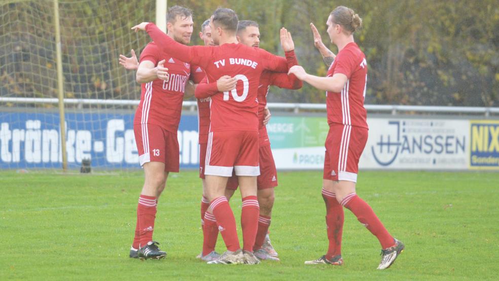 Vor allem die Offensivstärke des TV Bunde ist eine gute Erklärung für Platz eins in der Bezirksliga.  © Foto: Born