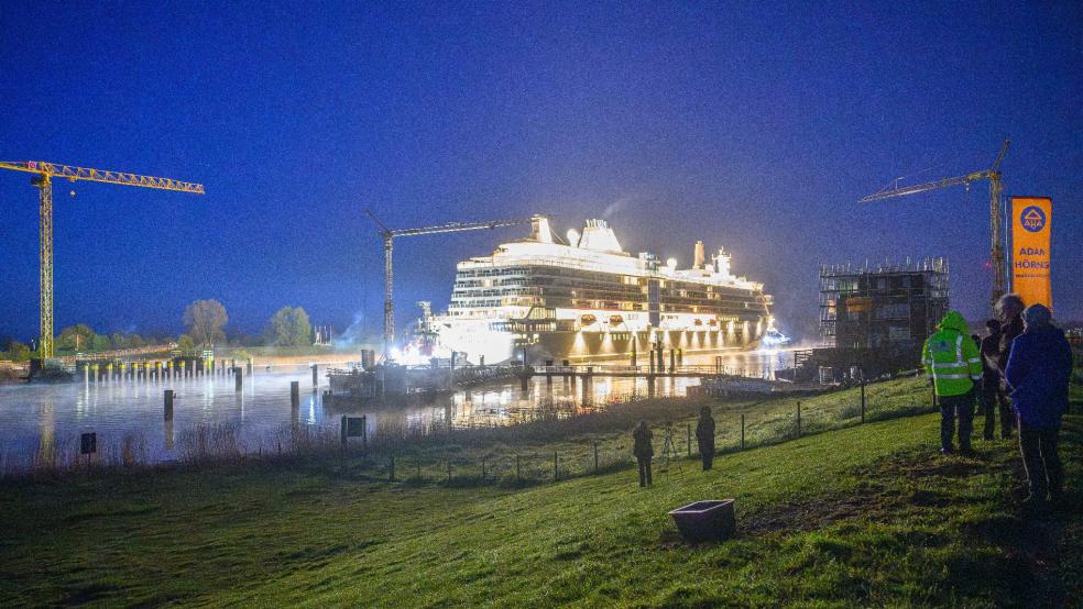 Die Friesenbrücke wurde früher als geplant passiert. © Bruins