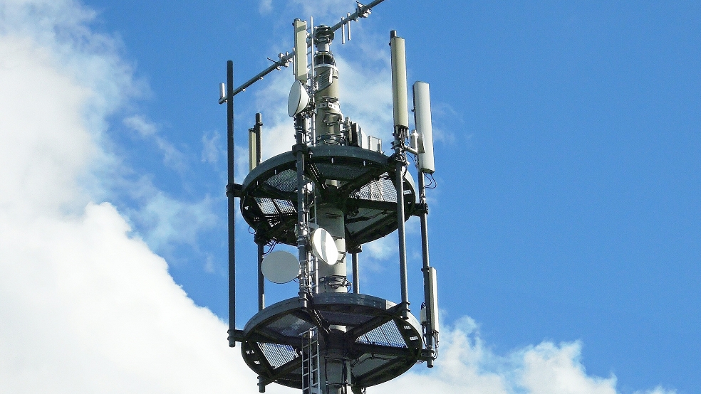 Fünf Mobilfunkstationen im Rheiderland sind vom Netz abgeschnitten.  © Symbolfoto: pixabay