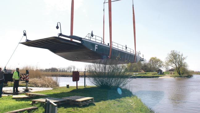 Pünte startklar für neue Fährsaison auf der Jümme