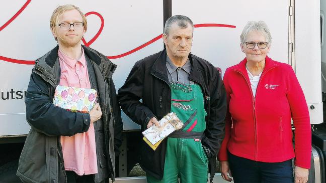 Vater und Sohn mit 180. Blutspende