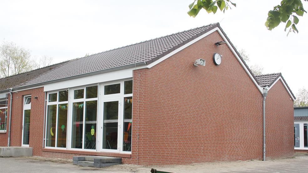 Die neue Mensa in Holthusen ist fertig. © Foto: Busemann 