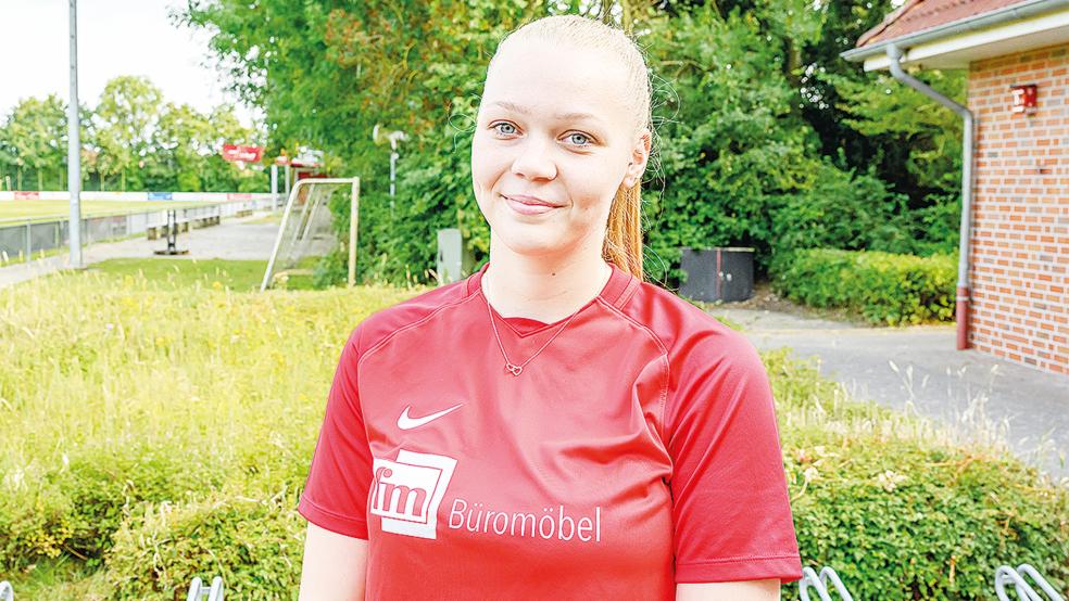 Melina Schulte brachte den SV Ems in Führung.  © Foto: Bruins