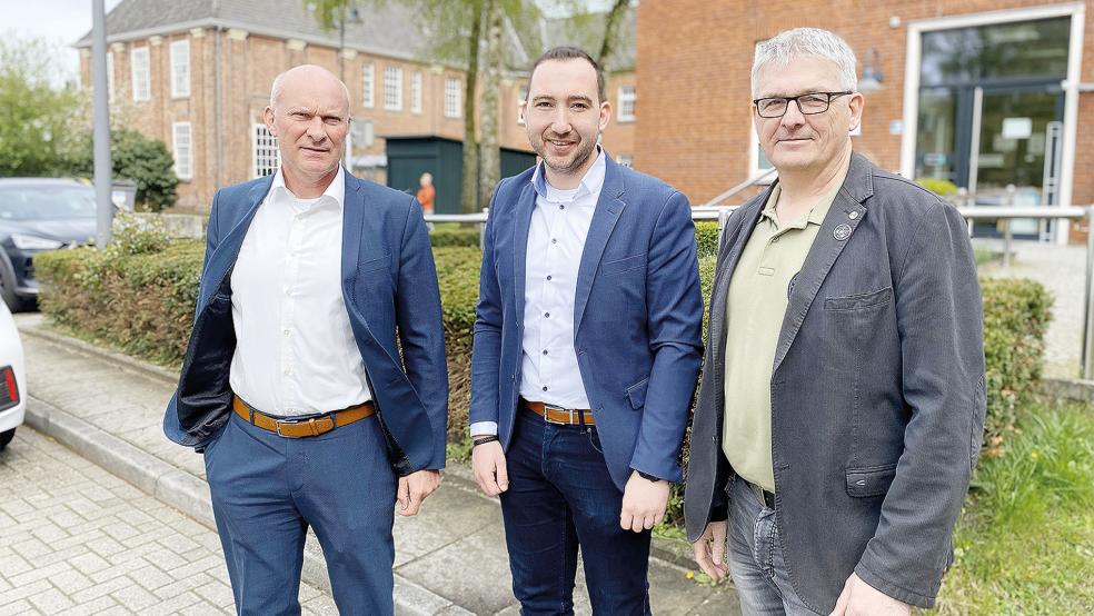 Amtsgerichtsdirektor Dr. Stefan von der Beck, Nico Bloem und der Geschäftsleiter des Amtsgerichts, Andreas Barsch.  © Foto: SPD