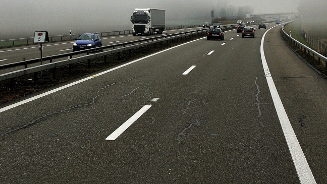 Unfall auf Autobahn: Mann verletzt