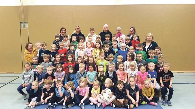 Mini-Sportabzeichen für 63 Kindergarten-Kinder