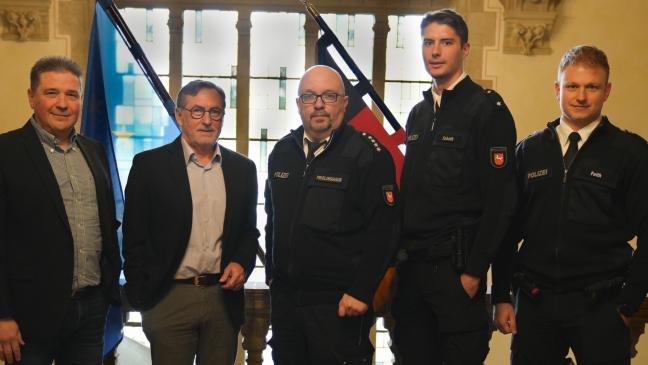 Hohe Ehre für Polizei als Lebensretter