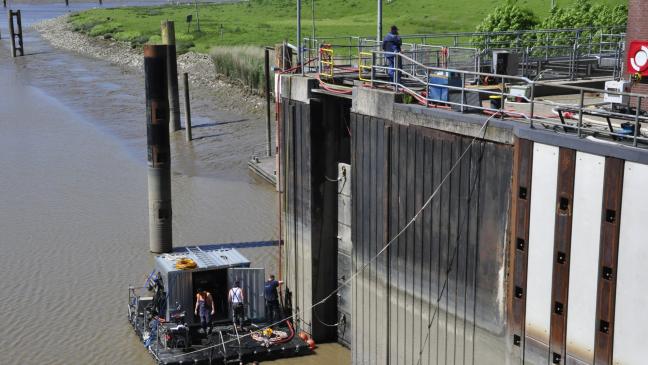 Wartung der Seeschleuse früher als geplant beendet