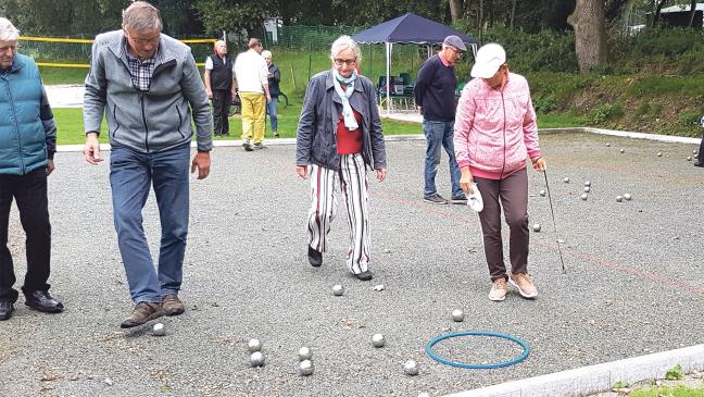 Boulespiel in Stapelmoor zum Dorffest