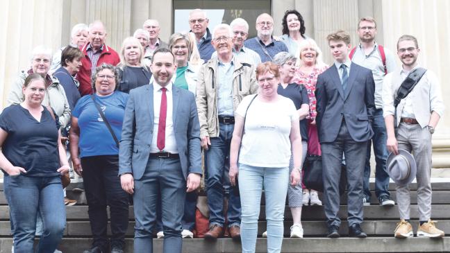 Bloem bekommt Besuch aus dem Wahlkreis