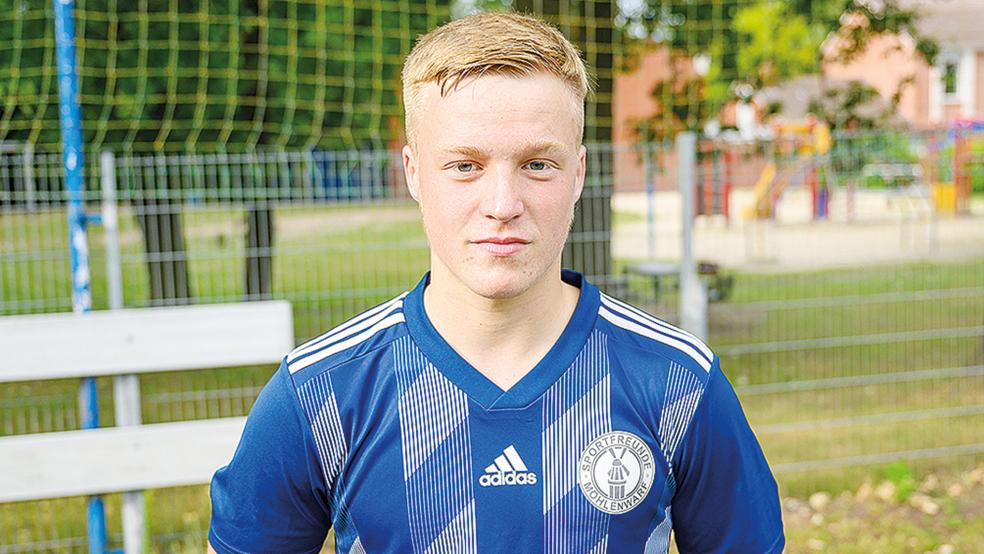 Pascal Frey erzielte kurz vor der Pause die 2:0-Führung für Möhlenwarf.  © Foto: Bruins